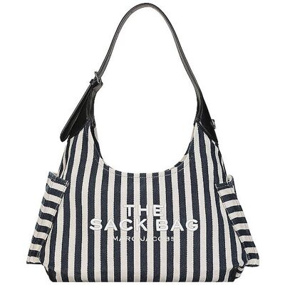Marc Jacobs Sac - Sac bandoulière THE BELTED SACK bleu - Publicité Marc Jacobs Sac - Sac bandoulière THE BELTED SACK bleu - Publicité