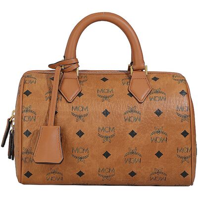 Mcm Sac - Sac à main ELLA BOSTON Small marron - Publicité Mcm Sac - Sac à main ELLA BOSTON Small marron - Publicité