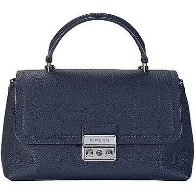Michael Kors Sac - Sac à main TRIBECA MEDIUM SIGNATURE LOGO bleu marine - Publicité Michael Kors Sac - Sac à main TRIBECA MEDIUM SIGNATURE LOGO bleu marine - Publicité