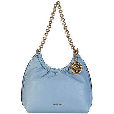 Michael Kors Sac en cuir - Hobo Bag INDIE Small bleu clair - Publicité Michael Kors Sac en cuir - Hobo Bag INDIE Small bleu clair - Publicité