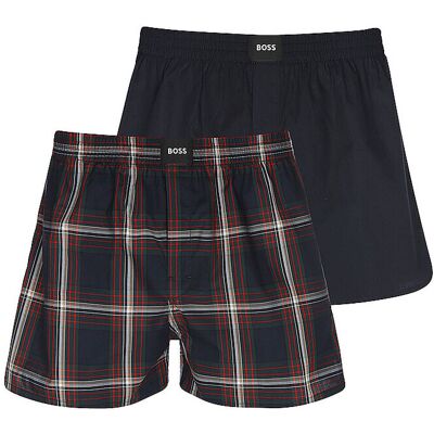 Boss Boxershorts lot de 2 open blue bleu marine XL - Publicité Boss Boxershorts lot de 2 open blue bleu marine XL - Publicité