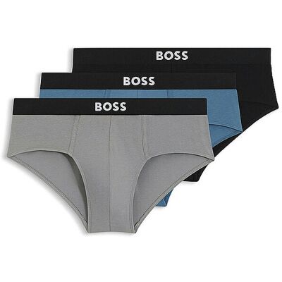 Boss Slip lot de 3 open green bleu L - Publicité Boss Slip lot de 3 open green bleu L - Publicité