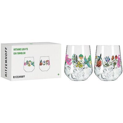 Ritzenhoff Gin Tumbler 2-Er Set Botanic Lights - Tumbler Set - Publicité Ritzenhoff Gin Tumbler 2-Er Set Botanic Lights - Tumbler Set - Publicité