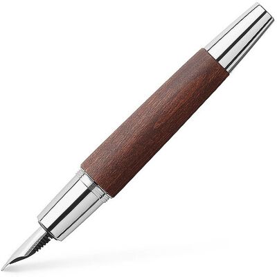 Faber-Castell Stylo plume E-Motion marron - noir marron - Publicité Faber-Castell Stylo plume E-Motion marron - noir marron - Publicité
