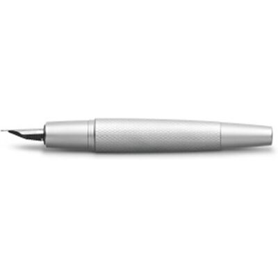Faber-Castell Stylo plume e-motion pure moyen (argent) argent - Publicité Faber-Castell Stylo plume e-motion pure moyen (argent) argent - Publicité