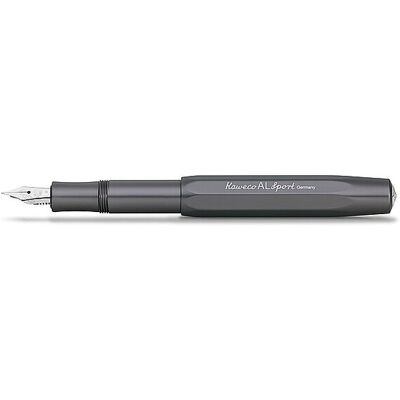 Kaweco Stylo plume Al Sport 0,9 mm Raw Medium argent - Publicité Kaweco Stylo plume Al Sport 0,9 mm Raw Medium argent - Publicité