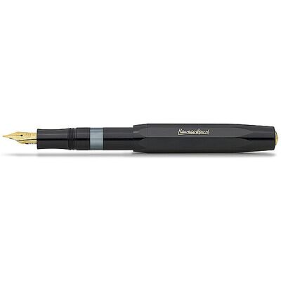 Kaweco Stylo plume Piston Sport Classic Noir/Or M noir - Publicité Kaweco Stylo plume Piston Sport Classic Noir/Or M noir - Publicité