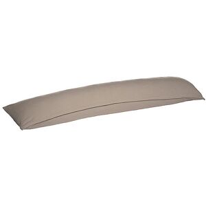 Hefel Housse en jersey pour coussin latéral 35x160cm Taupe marron clair - Publicité Hefel Housse en jersey pour coussin latéral 35x160cm Taupe marron clair - Publicité