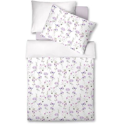 Fleuresse Linge de lit Tencel LUXURY 70x90cm/140x200cm Lilas violet - Publicité Fleuresse Linge de lit Tencel LUXURY 70x90cm/140x200cm Lilas violet - Publicité