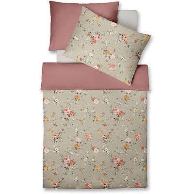 Fleuresse Linge de lit en satin 70x90cm/140x200cm STOCKHOLM Misty Rose rose - Publicité Fleuresse Linge de lit en satin 70x90cm/140x200cm STOCKHOLM Misty Rose rose - Publicité