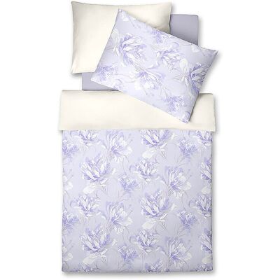Fleuresse Satin Bettwäsche BED ART WENDE 70x90cm/140x200cm violet - Publicité Fleuresse Satin Bettwäsche BED ART WENDE 70x90cm/140x200cm violet - Publicité