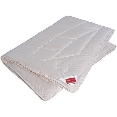 Hefel Couette d'été Pure Laine 140x200cm (500g) crème - Publicité Hefel Couette d'été Pure Laine 140x200cm (500g) crème - Publicité