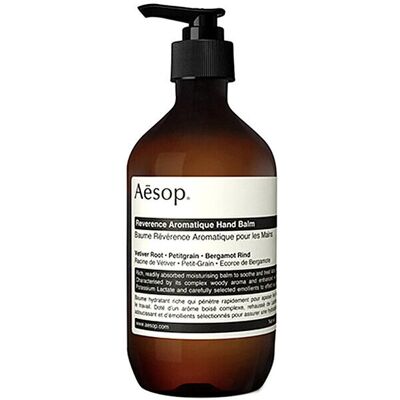 Aesop Révérence Baume Aromatique Hydratant pour les Mains - Hand Balm - Publicité Aesop Révérence Baume Aromatique Hydratant pour les Mains - Hand Balm - Publicité