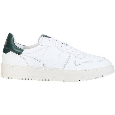 Baskets en cuir National Standard W08-23f - Femmes Blanc Vert - Publicité Baskets en cuir National Standard W08-23f - Femmes Blanc Vert - Publicité