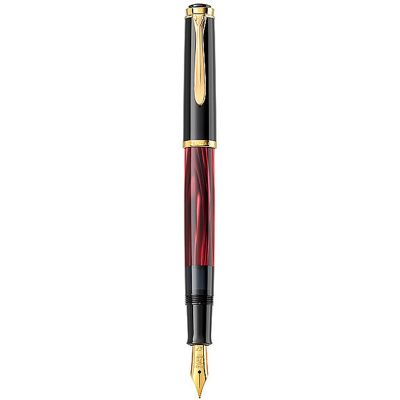 Pelikan Stylo-plume M200 Rouge Marbré Moyen avec Étui rouge - Publicité Pelikan Stylo-plume M200 Rouge Marbré Moyen avec Étui rouge - Publicité
