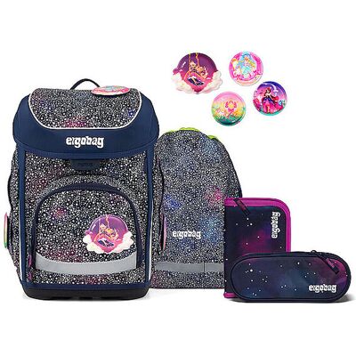 Ergobag Set de cartable 5 pièces CUBO Bärlaxy - Publicité Ergobag Set de cartable 5 pièces CUBO Bärlaxy - Publicité