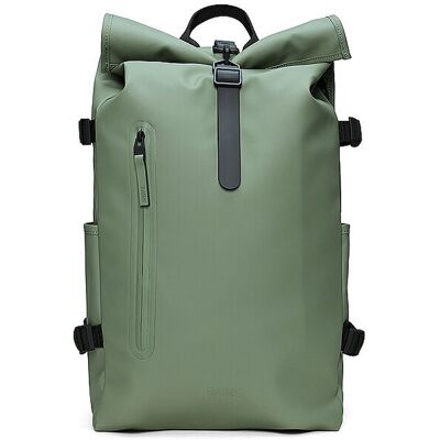 Rains Sac à dos Rolltop Large vert clair - Publicité Rains Sac à dos Rolltop Large vert clair - Publicité