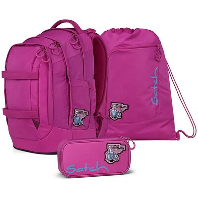 Satch Ensemble de sac à dos scolaire PACK Fearless Pink - Publicité Satch Ensemble de sac à dos scolaire PACK Fearless Pink - Publicité