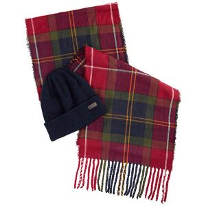 Barbour Coffret cadeau 2 pièces écharpe et bonnet SWINTON CHRISTMAS rouge - Publicité Barbour Coffret cadeau 2 pièces écharpe et bonnet SWINTON CHRISTMAS rouge - Publicité