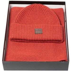 Fynch-Hatton Ensemble 2 pièces bonnet et écharpe rouge - Publicité Fynch-Hatton Ensemble 2 pièces bonnet et écharpe rouge - Publicité