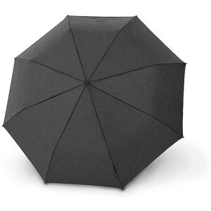 Knirps Parapluie Chrome Mat Duomatic noir - Publicité Knirps Parapluie Chrome Mat Duomatic noir - Publicité