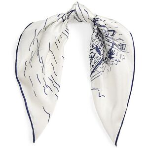 Ralph Lauren Foulard blanc - Publicité Ralph Lauren Foulard blanc - Publicité