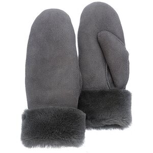 Pearlwood Gants en cuir - Moufles FIONA gris M - Publicité Pearlwood Gants en cuir - Moufles FIONA gris M - Publicité