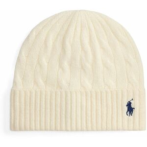 Ralph Lauren Bonnet - Tuque crème ONE SIZE - Publicité Ralph Lauren Bonnet - Tuque crème ONE SIZE - Publicité