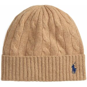 Ralph Lauren Bonnet - Tuque camel ONE SIZE - Publicité Ralph Lauren Bonnet - Tuque camel ONE SIZE - Publicité