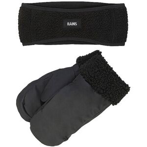 Rains Ensemble 2 pièces bandeau et gants noir - Publicité Rains Ensemble 2 pièces bandeau et gants noir - Publicité