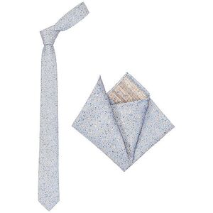 Robson Ensemble cravate et pochette de costume bleu clair - Publicité Robson Ensemble cravate et pochette de costume bleu clair - Publicité