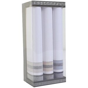 Stuco Mouchoirs Enzo, lot de 3 blanc - Publicité Stuco Mouchoirs Enzo, lot de 3 blanc - Publicité