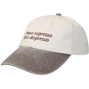 Swfd Kappe MORE ESPRESSO LES DEPRESSO beige - Publicité Swfd Kappe MORE ESPRESSO LES DEPRESSO beige - Publicité
