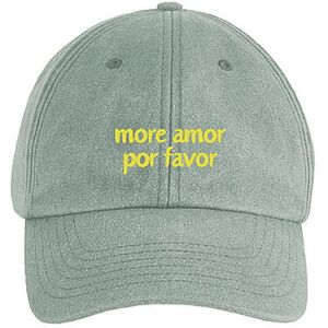 Swfd Casquette MORE AMOR POR FAVOR vert clair - Publicité Swfd Casquette MORE AMOR POR FAVOR vert clair - Publicité