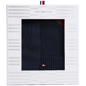Tommy Hilfiger Ensemble 2 pièces bonnet et gants bleu - Publicité Tommy Hilfiger Ensemble 2 pièces bonnet et gants bleu - Publicité