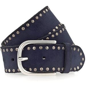 Vanzetti Ceinture en cuir bleu marine 80 - Publicité Vanzetti Ceinture en cuir bleu marine 80 - Publicité