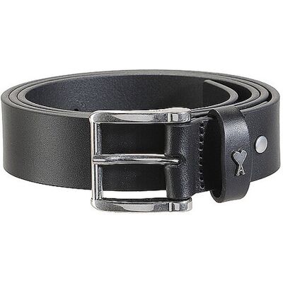 Ami Paris Ceinture en cuir noir 105 - Publicité Ami Paris Ceinture en cuir noir 105 - Publicité