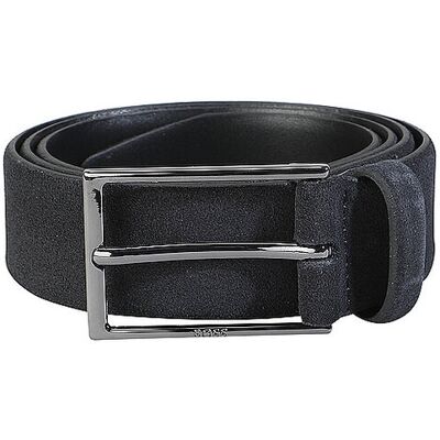 Boss Ceinture en cuir CALINDO bleu marine 90 - Publicité Boss Ceinture en cuir CALINDO bleu marine 90 - Publicité