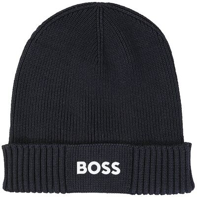 Boss Bonnet - Haube bleu marine - Publicité Boss Bonnet - Haube bleu marine - Publicité