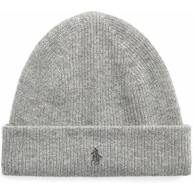 Ralph Lauren Bonnet en cachemire - Tuque gris clair - Publicité Ralph Lauren Bonnet en cachemire - Tuque gris clair - Publicité