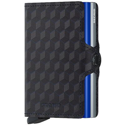 Secrid Portefeuille - Twinwallet Optical titanium blue bleu marine - Publicité Secrid Portefeuille - Twinwallet Optical titanium blue bleu marine - Publicité