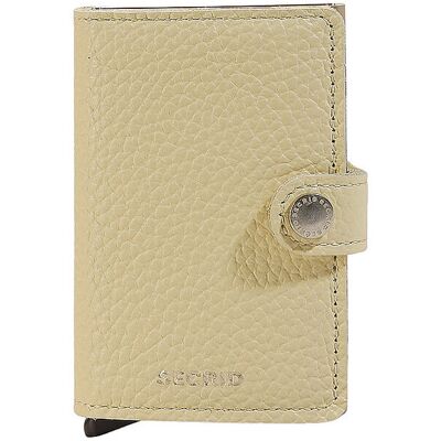 Secrid Portefeuille - Miniwallet Pebble jaune beurre jaune - Publicité Secrid Portefeuille - Miniwallet Pebble jaune beurre jaune - Publicité