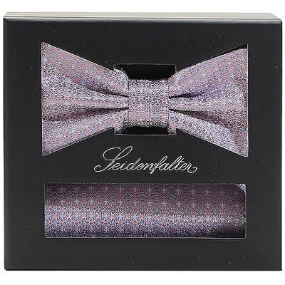 Seidenfalter Nœud papillon - Ensemble avec pochette de costume rose - Publicité Seidenfalter Nœud papillon - Ensemble avec pochette de costume rose - Publicité