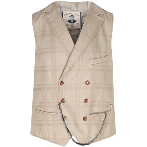 Cg - Club Of Gents Gilet de costume MATHEW beige 52 - Publicité Cg - Club Of Gents Gilet de costume MATHEW beige 52 - Publicité