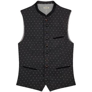 Gottseidank Gilet traditionnel KONSTANTIN noir 48 - Publicité Gottseidank Gilet traditionnel KONSTANTIN noir 48 - Publicité