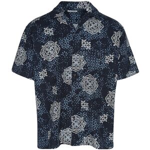 Jack & Jones Chemise JJALFREDO SLUB RESORT bleu marine L - Publicité Jack & Jones Chemise JJALFREDO SLUB RESORT bleu marine L - Publicité