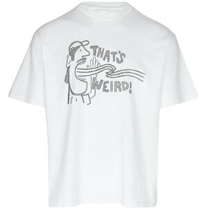 Nudie Jeans T-Shirt THATS WEIRD blanc XL - Publicité Nudie Jeans T-Shirt THATS WEIRD blanc XL - Publicité