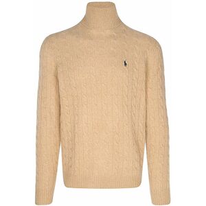Ralph Lauren Pull à col roulé camel S - Publicité Ralph Lauren Pull à col roulé camel S - Publicité