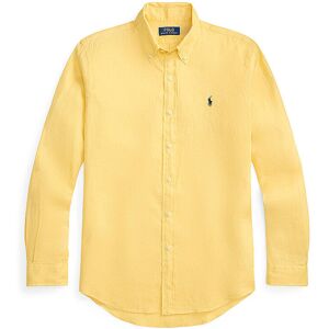 Ralph Lauren Chemise en lin coupe personnalisée jaune M - Publicité Ralph Lauren Chemise en lin coupe personnalisée jaune M - Publicité