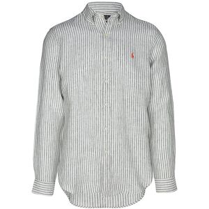 Ralph Lauren Chemise en lin coupe personnalisée olive XXL - Publicité Ralph Lauren Chemise en lin coupe personnalisée olive XXL - Publicité